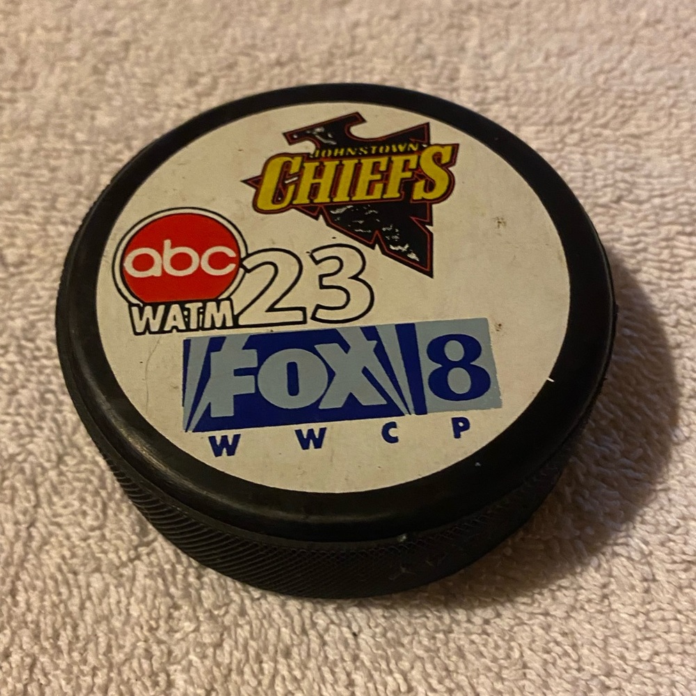 Johnstown Chiefs ECHL Hockey Puck